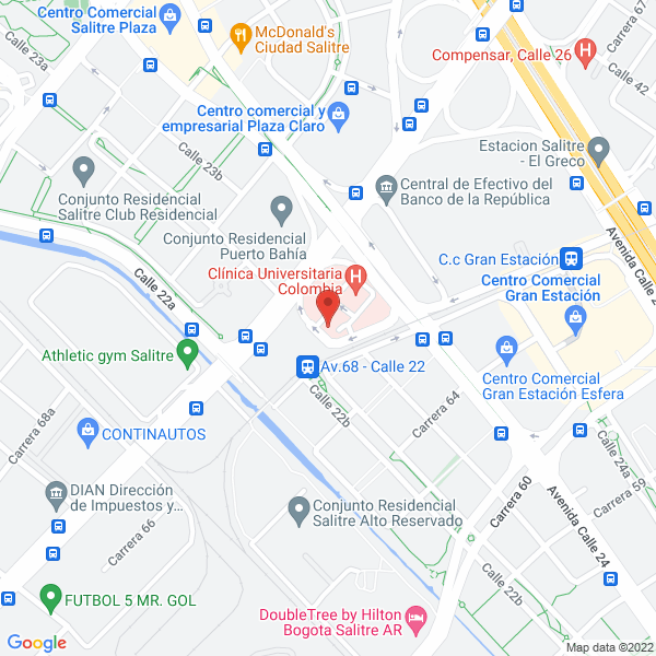 Map of Metabolica S.A.S