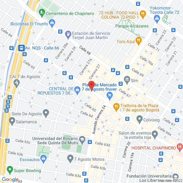 Map of Nevem Industrial Y Comercial Ltda.