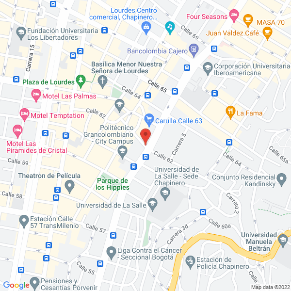 Map of New Vision Busuness
