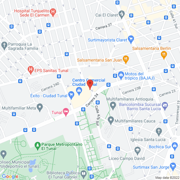 Map of Centro Orient Luis Enrique