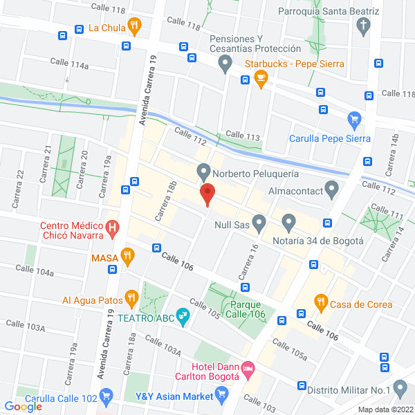 Map of Novadental S.A.S.