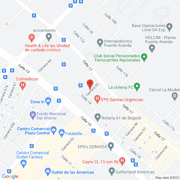 Map of Novafrios Ltda