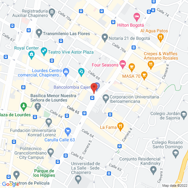 Map of Novopayment Colombia S.A.S.