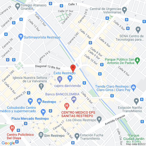 Map of Cigarrería Donde Peter