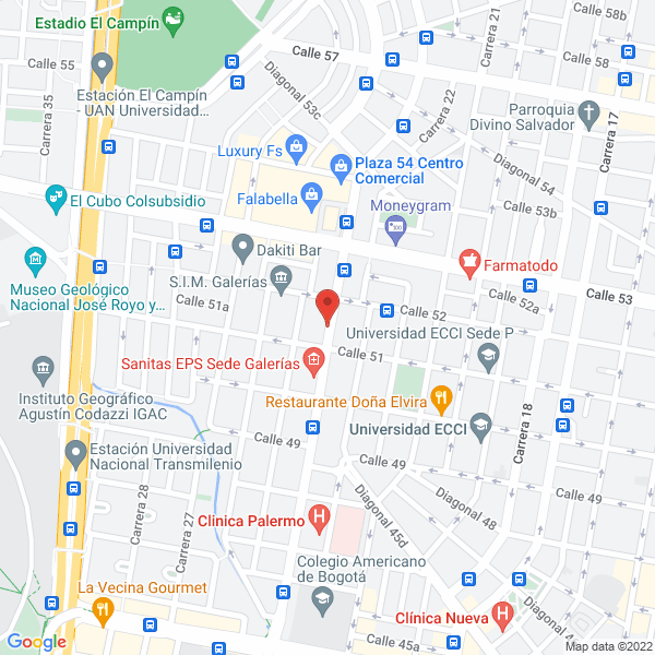 Map of Cigarreria Galerias