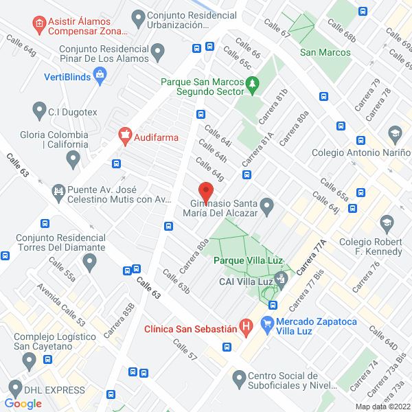 Map of Colombiana De Limpiadores