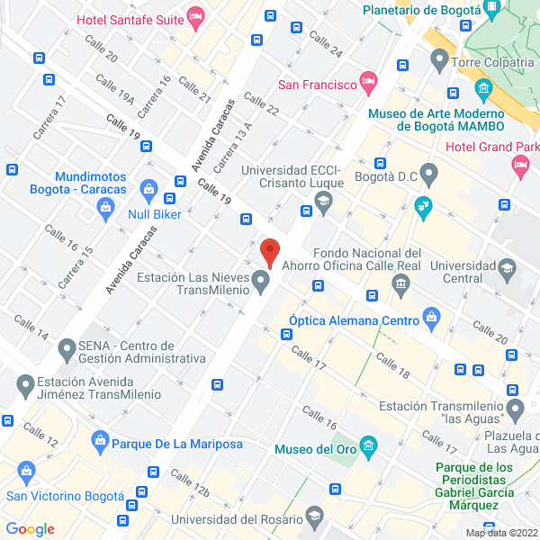 Map of Colombiana De Loterías Ltda.
