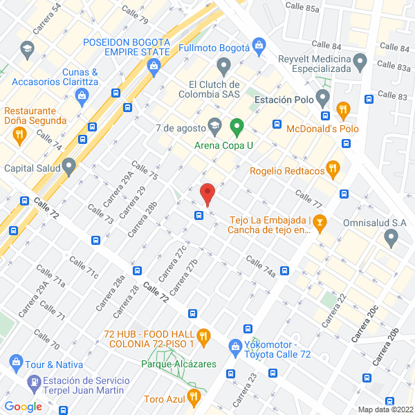 Map of Colombiana De Sistemas Tabulares Ltda.