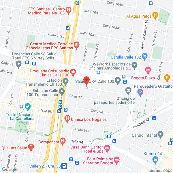 Map of Colombiana De Técnicos En Reaseguros