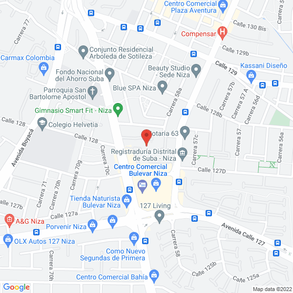 Map of Colsecre C.I. S.A.S.