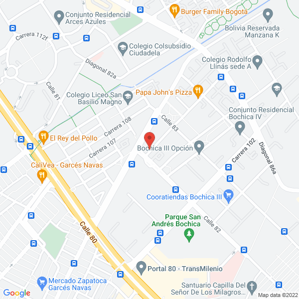 Map of Carnes Finas Maracaibo