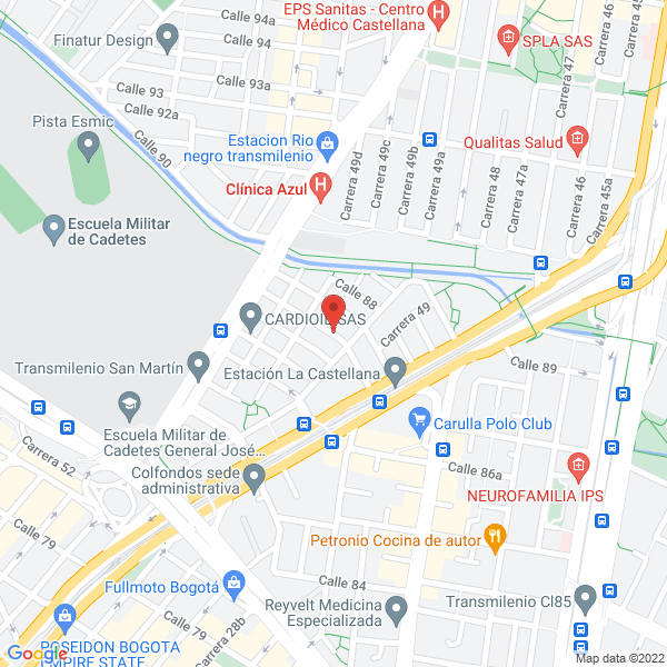 Map of Clean Service De Colombia