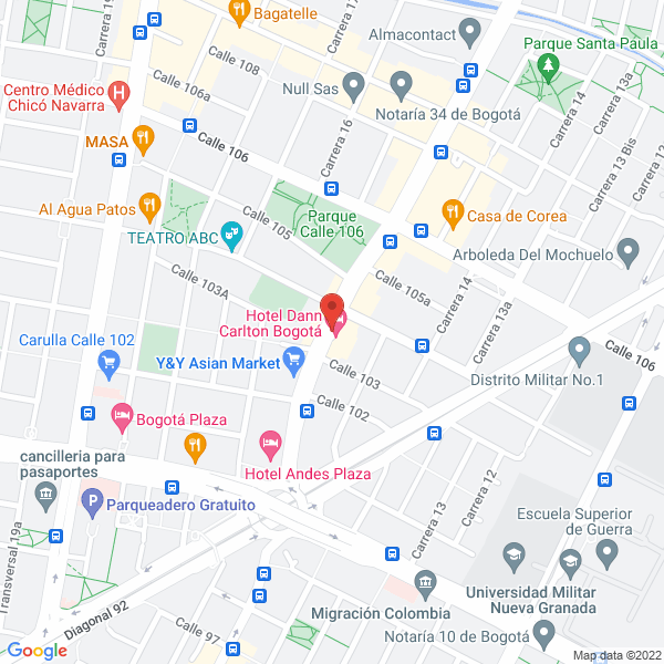 Map of Clínica Capilar Cira Esther