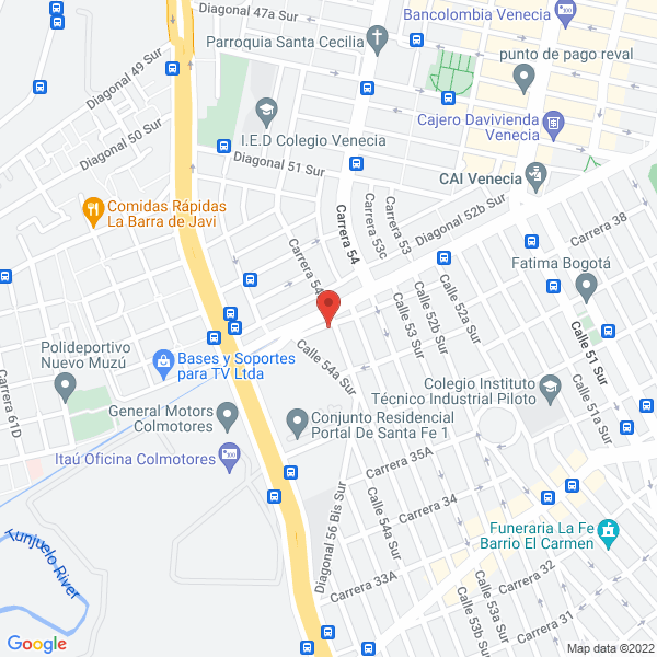 Map of Colweld S.A.S