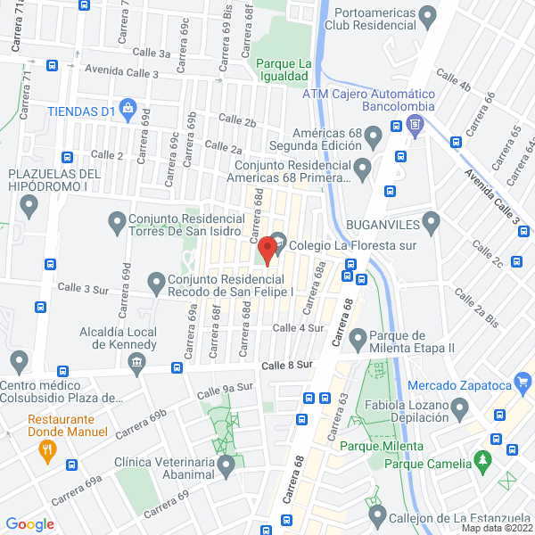 Map of Centro Integral Semillas De Amor