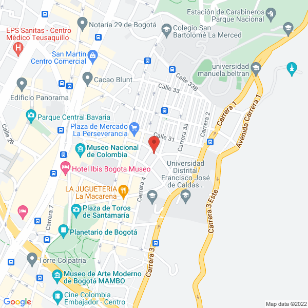 Map of Centro Internacional De Actores