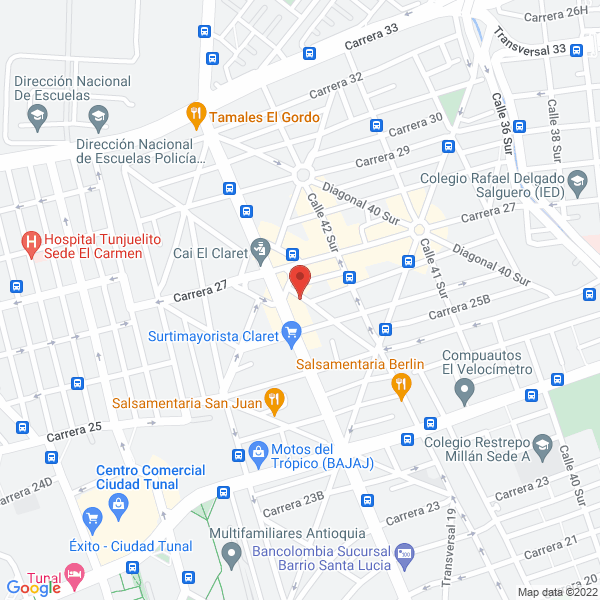 Map of Chatarrería La 41