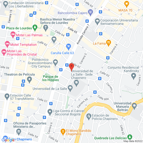 Map of Opus Ingeniería Ltda.
