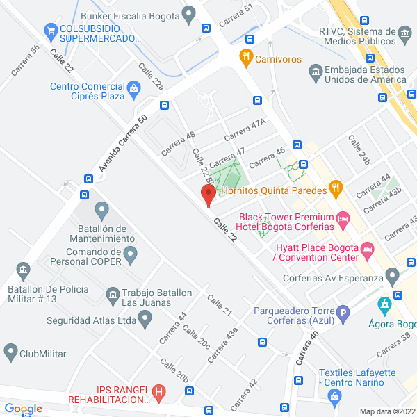 Map of Orbis Travel Living S.A.S.