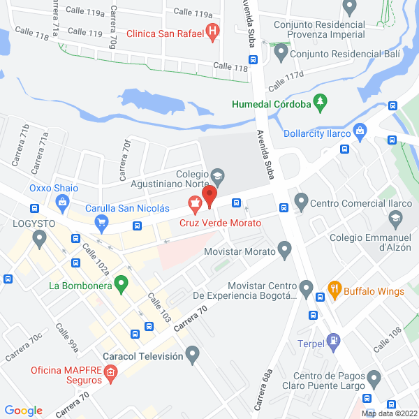 Map of Pacific Center Dc S.A.S.