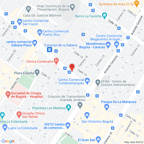 Map of Palos & Molduras Ltda.