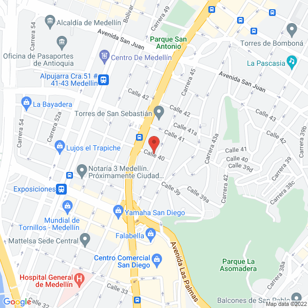 Map of Parqueadero De Acoa
