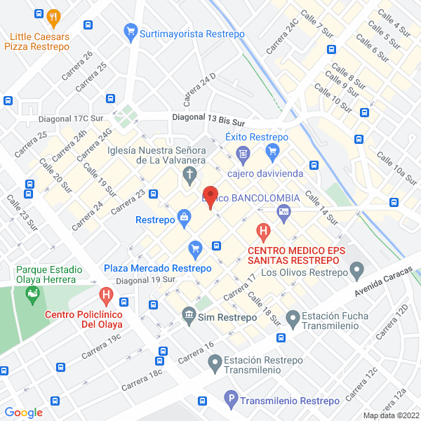 Map of Peletería La 17