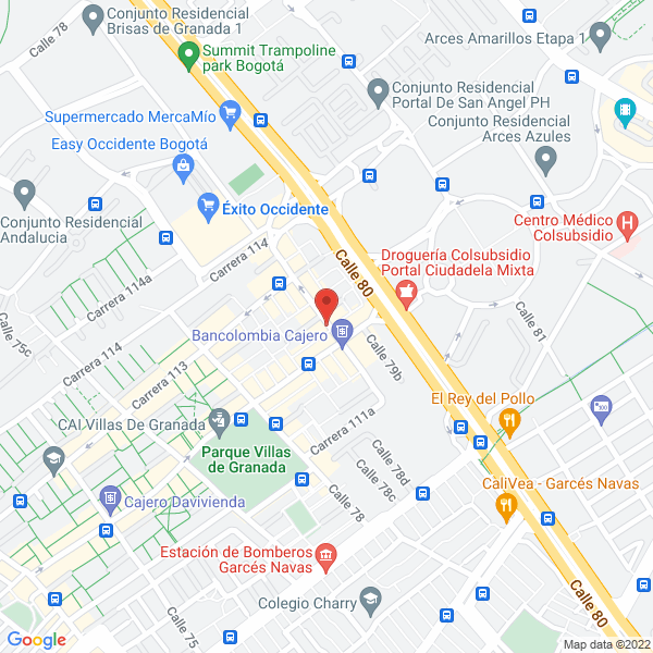 Map of Peluquerías Portadas