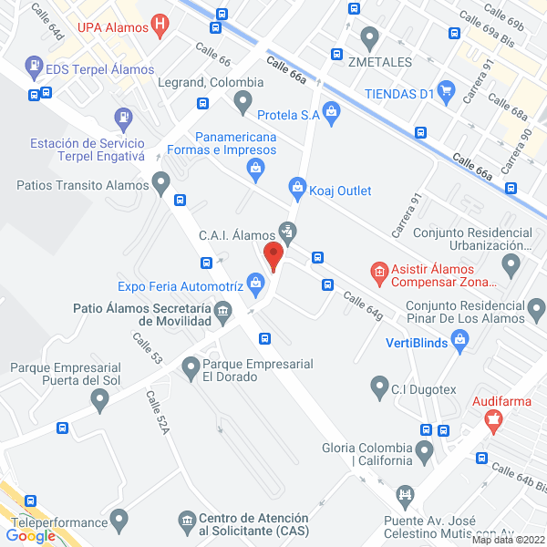Map of Perea Borbón Díaz
