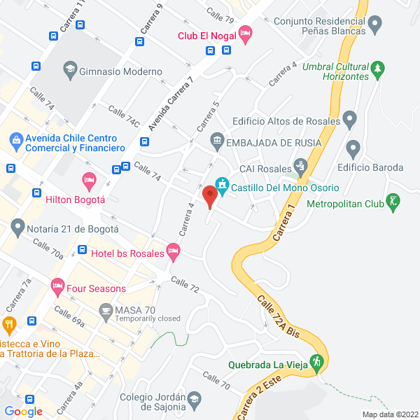 Map of Perez Vollert Y Cia S En C