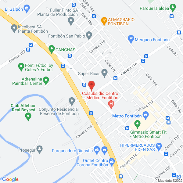 Map of Periodico El Nogal Sas