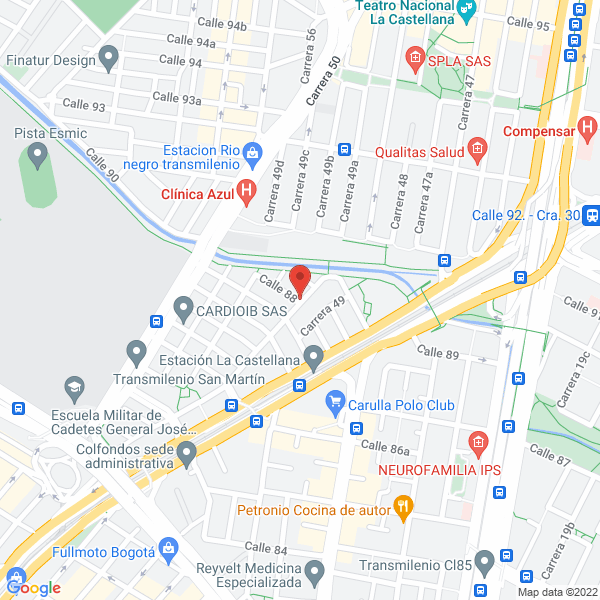 Map of Plumas & Hobbies Ltda.