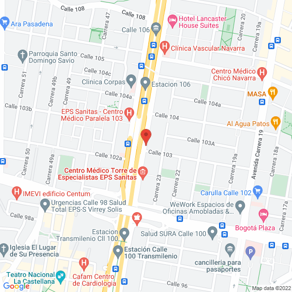 Map of Pracargo Services S.A.S.