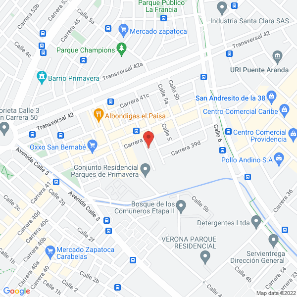 Map of Praxis Diseño Industrial S.A.S.