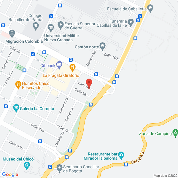 Map of Prias Bernal Ltda.