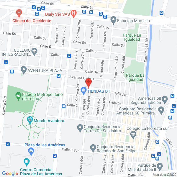 Map of Productos Mi Rey Promy S.A.