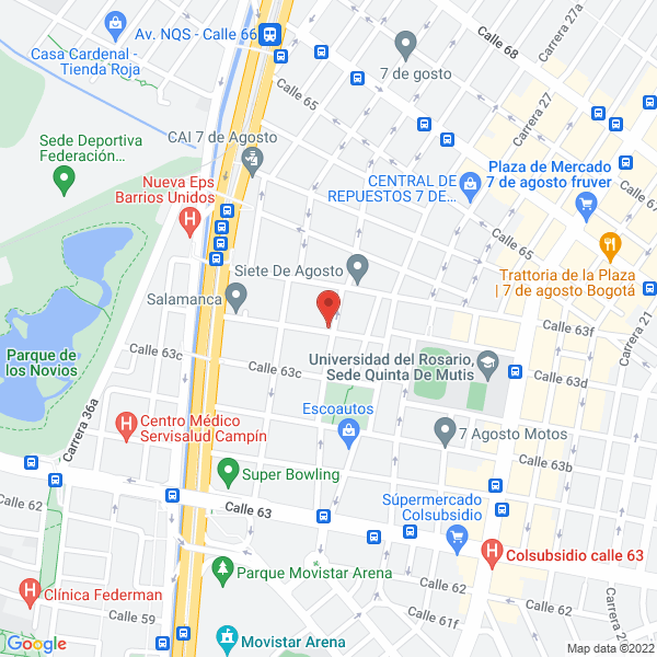 Map of Productos Miyeco