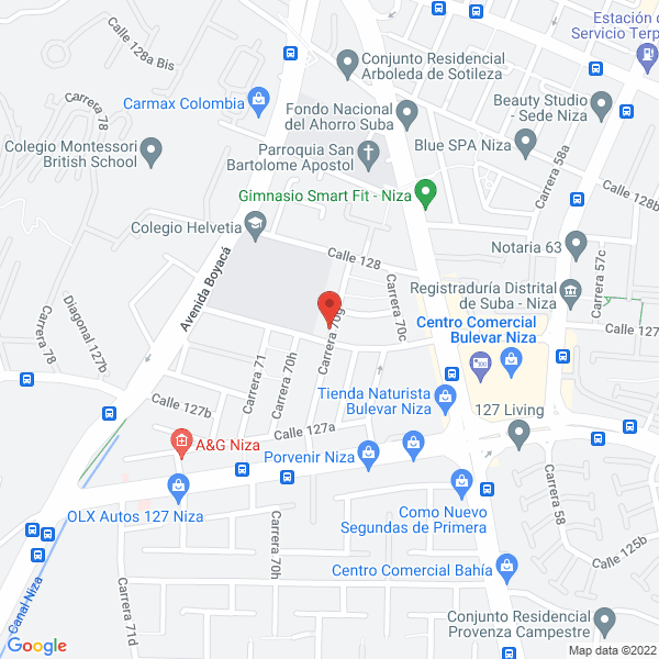 Map of Club Suizo
