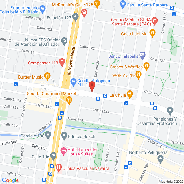 Map of Cobeto Ltda.