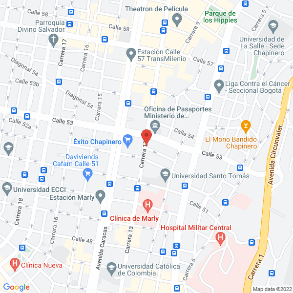 Map of Comercializadora Navas