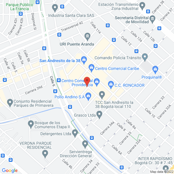 Map of Comercializadora Om