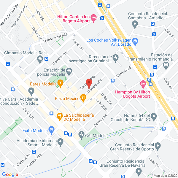 Map of Comercializadora Pa La Tienda S.A.S