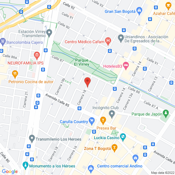 Map of Comercializadora Treffen Ltda