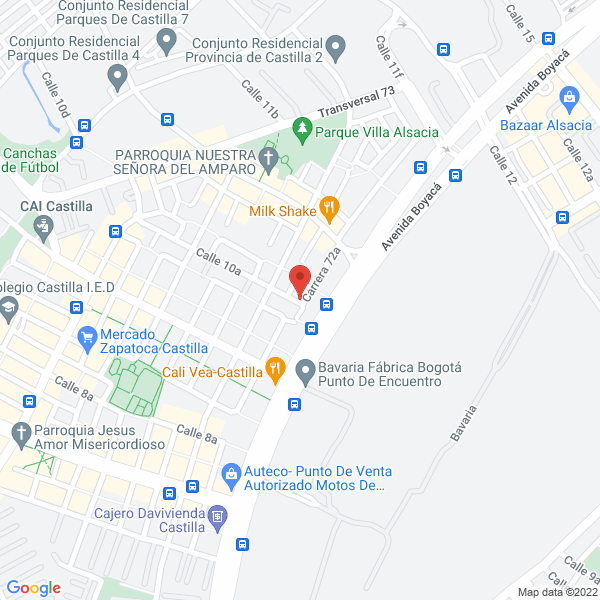 Map of Comercio Export