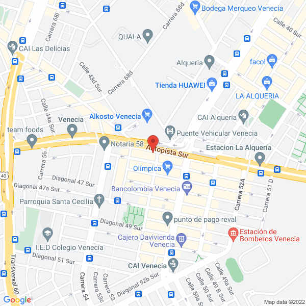 Map of Compraventa Autopista Del Sur
