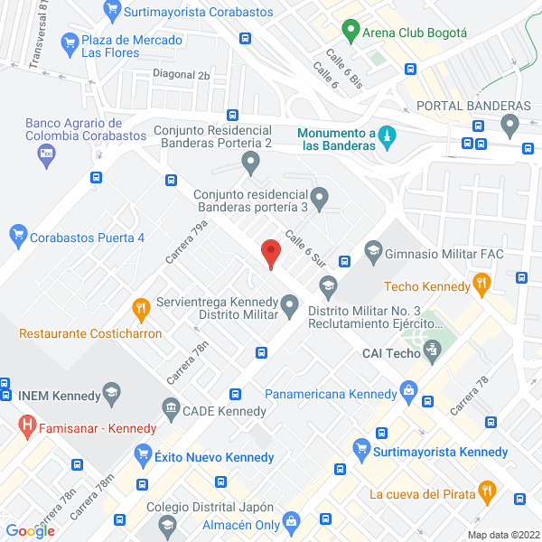 Map of Pronto Pollo