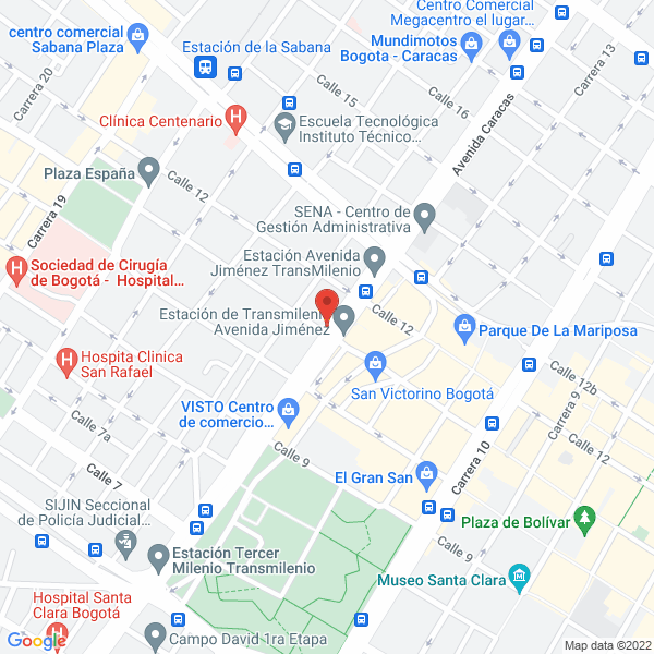 Map of Proveplás Y Cía. Ltda.
