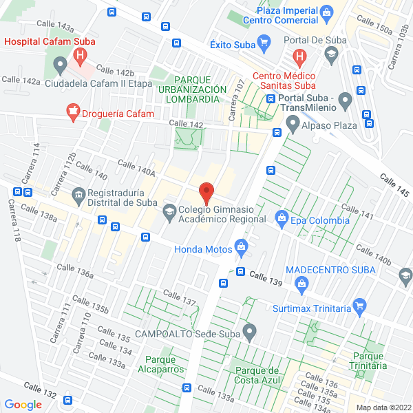 Map of Comercializadora De Carnes El Oeste