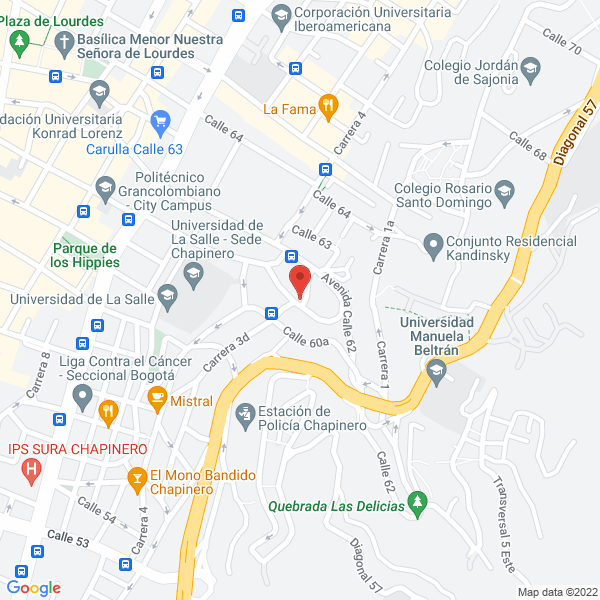 Map of Comercializadora Delinear