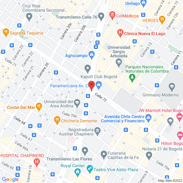 Map of Comercializadora Díaz Avila Ltda.